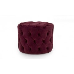 VL Perkins Footstool - Velvet Crimson (Nett)